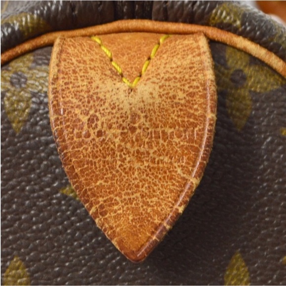 Sold LOUIS VUITTON SPEEDY 30 HANDBAG MONOGRAM VI8909 - Picture 11 of 11